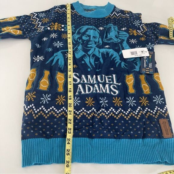 NWT Tipsy Elves Sam Adams Light up Christmas Sweater - Picture 5 of 7